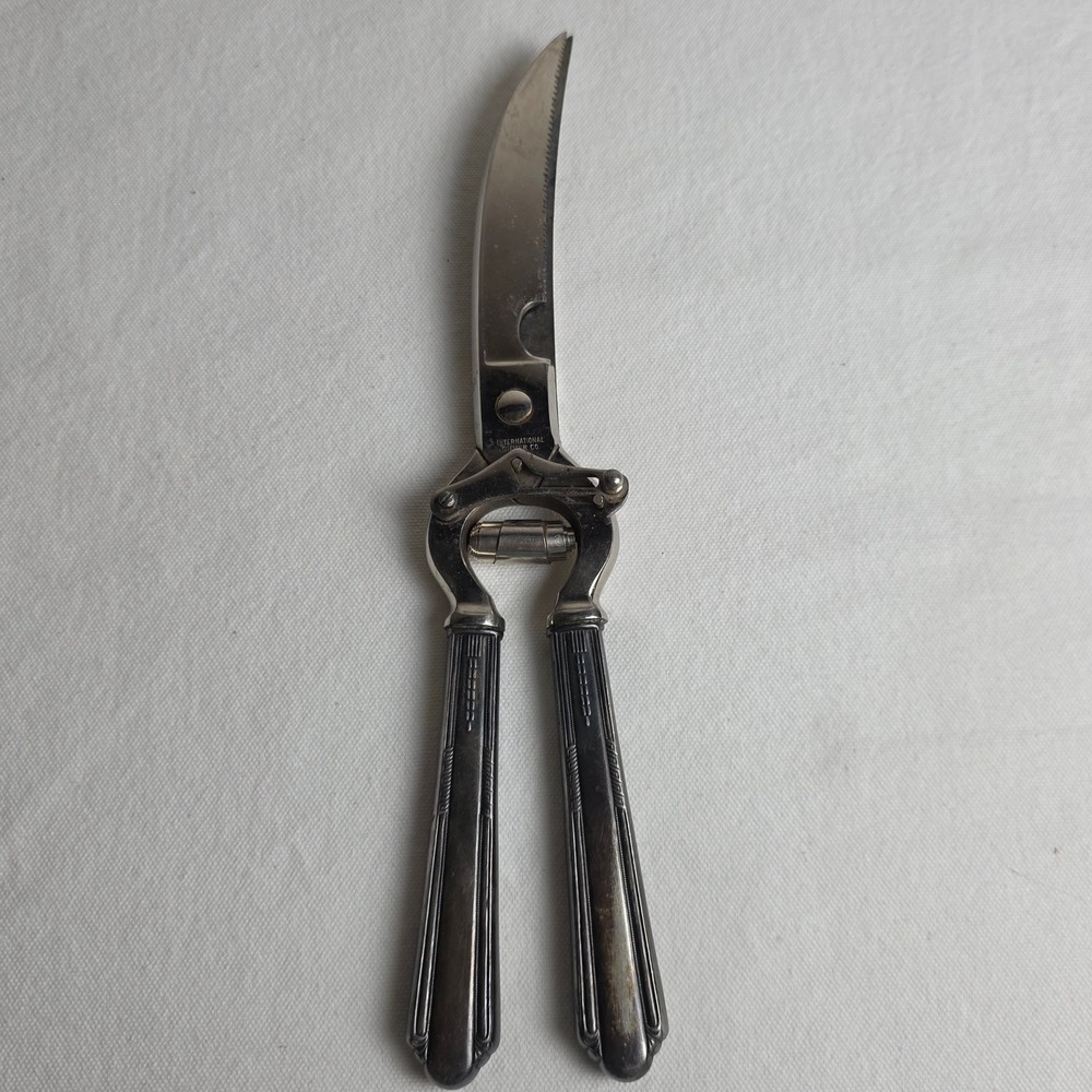 1925 International Silver Co Poultry Shears 'Minuet' German Stainless Steel